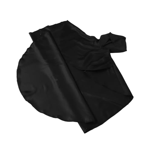 FOMIYES Medieval Hooded Renaissance Cloak Schwarz Vielseitiger Halloween Umhang mit Kapuze für Erwachsene Bühnenauftritte Cosplay und Themenpartys Atmungsaktives Polyester von FOMIYES