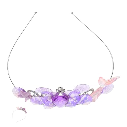 FOMIYES Meerjungfrau Stirnband Prinzessin Kopfbedeckung Kleine Mädchen Haarzubehör Haarbänder für Mädchen Krone Kopfbedeckung Sea Mermaid Party Supplies Prom Tiara Strass-Kunststoff FOMIYES Meerjungfrau Stirnband Prinzessin Kopfbedeckung Kleine Mädchen Haarzubehör Haarbänder für Mädchen Krone Kopfbedeckung Sea Mermaid Party Supplies Prom Tiara Strass-Kunststoff von FOMIYES