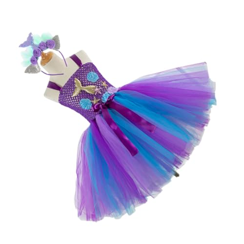 FOMIYES Meerjungfrauenkleid Für Rock Babykostüm Prinzessin Party Mädchen Geburtstag Ballettröckchen Klein Brautkleid von FOMIYES