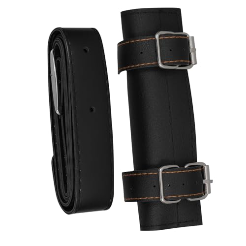 FOMIYES Mittelalterlicher Gürtel Schwerthalter Verstellbar für Erwachsene und Universeller Schwertgürtel für Cosplay Halloween Langlebiges Material mit Metall Komfortabler Schnitt von FOMIYES