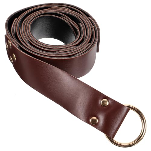 FOMIYES Mittelalterlicher Schwerthalter Gürtel Vintage Ring Gürtel für Cosplay und Nachstellungen Authentisches Design für Ritter und Kostüme FOMIYES Mittelalterlicher Schwerthalter Gürtel Vintage Ring Gürtel für Cosplay und Nachstellungen Authentisches Design für Ritter und Kostüme von FOMIYES
