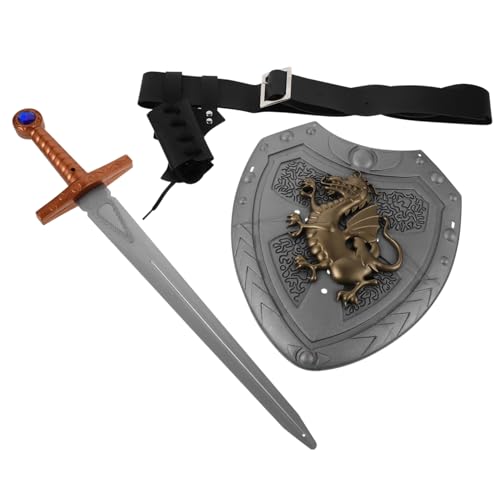 FOMIYES Mittelalterliches Ritter- mit Schild Schwertscheide und Gürtel Historisches Cosplay Zubehör für Wikinger Piraten Renaissance Kostüme für Halloween und Bühnenauftritte FOMIYES Mittelalterliches Ritter- mit Schild Schwertscheide und Gürtel Historisches Cosplay Zubehör für Wikinger Piraten Renaissance Kostüme für Halloween und Bühnenauftritte von FOMIYES