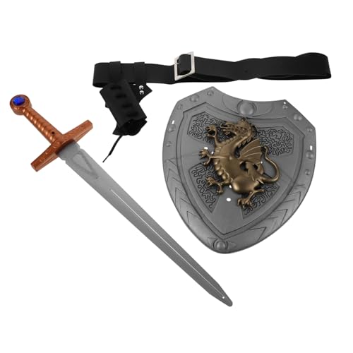 FOMIYES Mittelalterliches Schild Renaissance-rittergürtel Leichtes Cosplay-zubehör für Wikinger-Piraten Bühnenauftritte und Halloween-Rollenspiele von FOMIYES