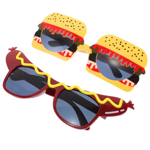 FOMIYES Neuartige Hamburger-brille Partygeschenk Fotoautomaten-requisiten Lustige Halloween-brille Für Musik-thanksgiving-partys FOMIYES Neuartige Hamburger-brille Partygeschenk Fotoautomaten-requisiten Lustige Halloween-brille Für Musik-thanksgiving-partys von FOMIYES