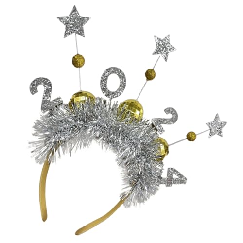 FOMIYES Neujahrs Haarreif Party Haarschmuck Leichtes Stirnband Wiederverwendbar Fotorequisit für Silvester Feier Familienfotos Festlicher Kopfschmuck FOMIYES Neujahrs Haarreif Party Haarschmuck Leichtes Stirnband Wiederverwendbar Fotorequisit für Silvester Feier Familienfotos Festlicher Kopfschmuck von FOMIYES