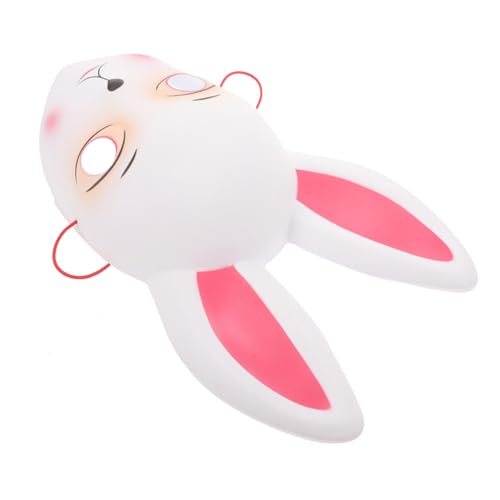 FOMIYES Niedliche Hasenohren Maske aus Robustem Material Wiederverwendbare und Party Gesichtsmaske für Erwachsene für Halloween Fasching Cosplay und Osterdekoration FOMIYES Niedliche Hasenohren Maske aus Robustem Material Wiederverwendbare und Party Gesichtsmaske für Erwachsene für Halloween Fasching Cosplay und Osterdekoration von FOMIYES