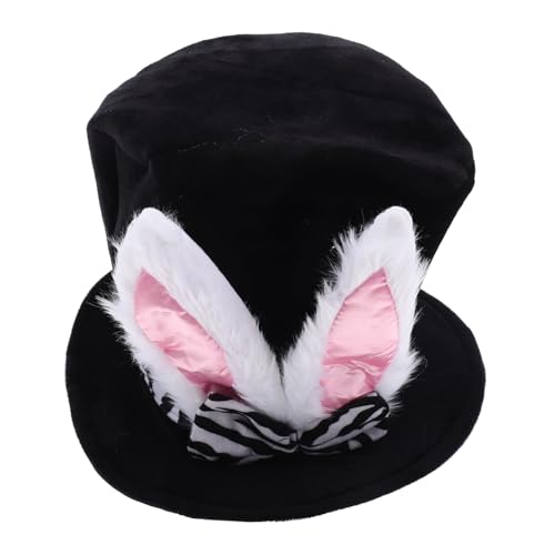 FOMIYES Osterhasenhut Mit Ohren Hasenhut Kaninchenhut Party Kopfbedeckung Hasenohren Zylinderhut Aus Plüsch Für Damen Urlaubsaccessoire Modisch Eleganter Hut Mit Hasenohren Hat FOMIYES Osterhasenhut Mit Ohren Hasenhut Kaninchenhut Party Kopfbedeckung Hasenohren Zylinderhut Aus Plüsch Für Damen Urlaubsaccessoire Modisch Eleganter Hut Mit Hasenohren Hat von FOMIYES