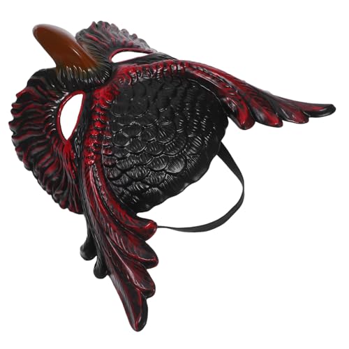 FOMIYES Owl Mask Animal Half Face Mask Verstellbar Komfortabel Für Halloween Karneval Kostüm Party Erwachsene Cosplay Zubehör von FOMIYES