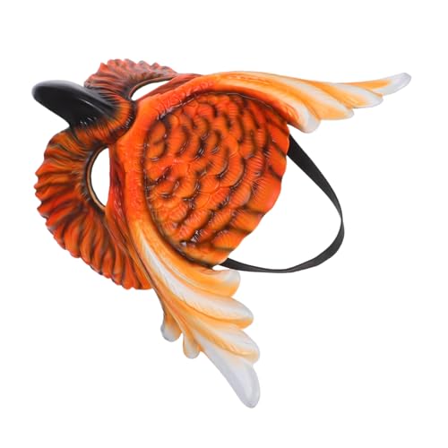 FOMIYES Owl Tierkopf Verkleidung für Halloween Karneval Cosplay Party Kostüm Animal Half Face Maske für Bühnenauftritte und Themenfeiern von FOMIYES