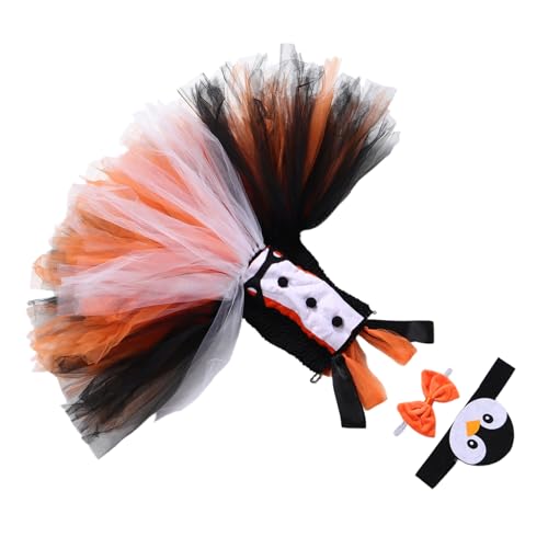 FOMIYES Pinguin -Kleidung Penguin -Kleinkindkostüm Halloween Penguin -Kostüm -Outfit -Outfit für Kleinkindmädchen Pinguinkostüm Kleinkind Halloween-Kostüm verkleiden Polyester von FOMIYES