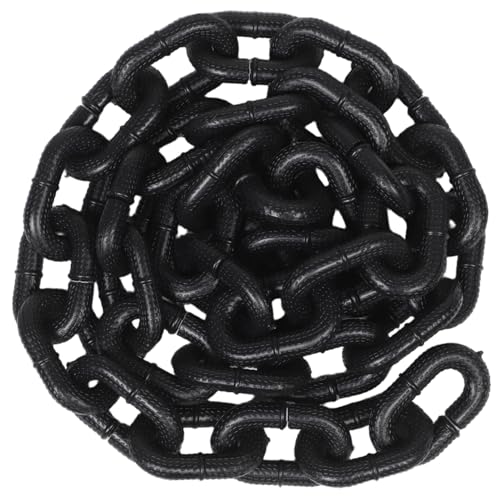 FOMIYES Piraten-Requisiten Halloween Requisiten Halloween Dekoration Halloween wirft Halloween Kette Halloween Honstration Karneval Requisiten gefälschte Halloween-Kette Plastik Black von FOMIYES