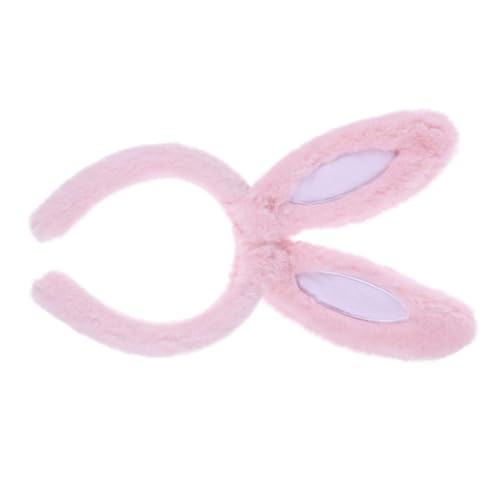 FOMIYES Plüsch Hasenohren Haarreif für Mädchen Leichtes Langlebiges Stirnband mit Weichem Material Süßes Cosplay Partyzubehör Geeignet für Festliche Anlässe Wie Weihnachten und von FOMIYES