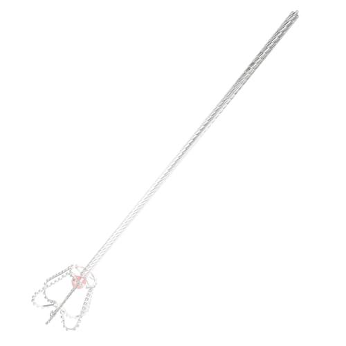 FOMIYES Prinzessinnen Tiara und Zauberstab Set Kronenförmiger Feenstab für Mädchen Elegantes Geburtstags und Hochzeitskostüm Robustes Material Verarbeitung für Festzug und Cosplay von FOMIYES