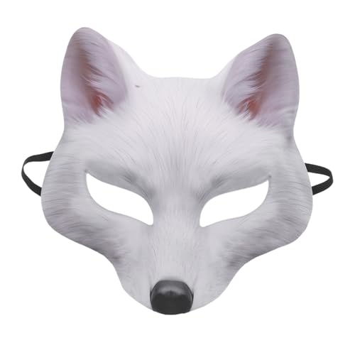 FOMIYES Realistische Fuchs-cosplay-halbmaske für Halloween und Karneval Passend für Damen und Herren Langlebige Tiergesichtsmaske mit Detailreichem Design für Maskerade Kostümfeiern FOMIYES Realistische Fuchs-cosplay-halbmaske für Halloween und Karneval Passend für Damen und Herren Langlebige Tiergesichtsmaske mit Detailreichem Design für Maskerade Kostümfeiern von FOMIYES