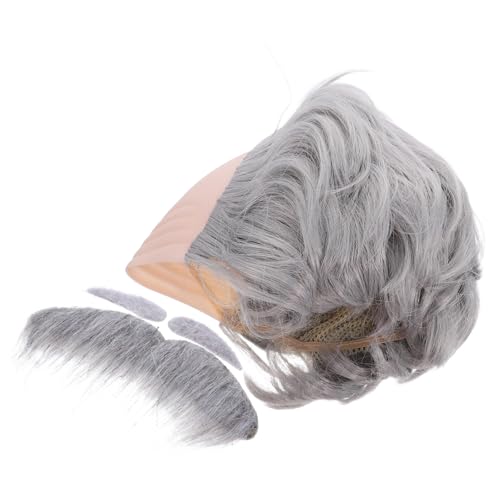 FOMIYES Realistische Glatzenmütze für Erwachsene Leichte Bequeme Glatzenkappe für Halloween Theater Kostüm Partyverkleidung Vielseitig Einsetzbar Schnelle Maskierung von FOMIYES