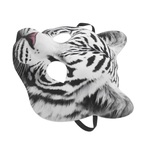 FOMIYES Realistische Halloween Tiger Halbgesichtsmaske aus Leichtem EVA Atmungsaktiv für Cosplay Karneval Maskerade Tierkostüm Foto-requisite für Kostümpartys und Outdoor-events FOMIYES Realistische Halloween Tiger Halbgesichtsmaske aus Leichtem EVA Atmungsaktiv für Cosplay Karneval Maskerade Tierkostüm Foto-requisite für Kostümpartys und Outdoor-events von FOMIYES