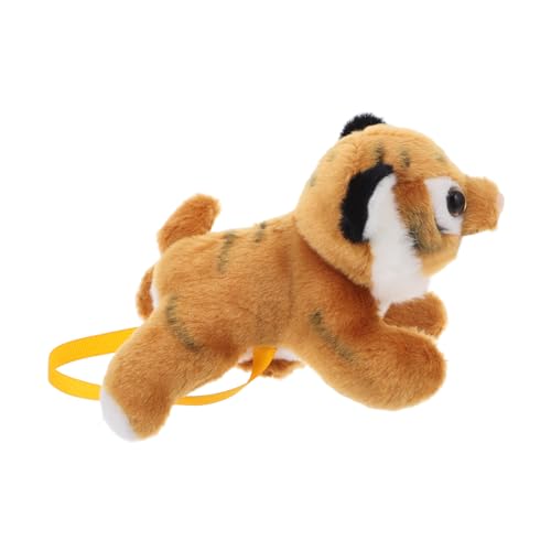 FOMIYES Realistisches Tiger Kuscheltier aus Weichem Plüsch Leichter Tragbarer Tiger Plüsch für Schulterdekor Party Deko und Niedliches von FOMIYES