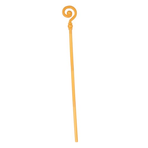FOMIYES -Requisiten Halloween-Cosplay-zauberstab Rohrstütze Halloween-Cosplay-Stock Stoffnummer Cosplay Zauberstab Für Party Halloween Cosplay Zuckerrohr Requisite Golden Plastik von FOMIYES