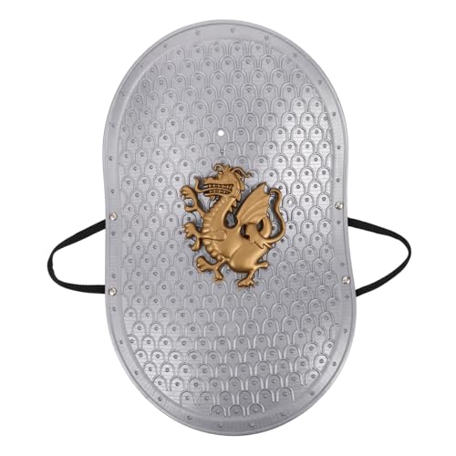 FOMIYES Requisiten Partyspiel Schild Schild Requisite Für Cosplay Metallschild Krieger Kostümschild Für Rollenspielspielzeug Bühnenschild Kunststoff FOMIYES Requisiten Partyspiel Schild Schild Requisite Für Cosplay Metallschild Krieger Kostümschild Für Rollenspielspielzeug Bühnenschild Kunststoff von FOMIYES