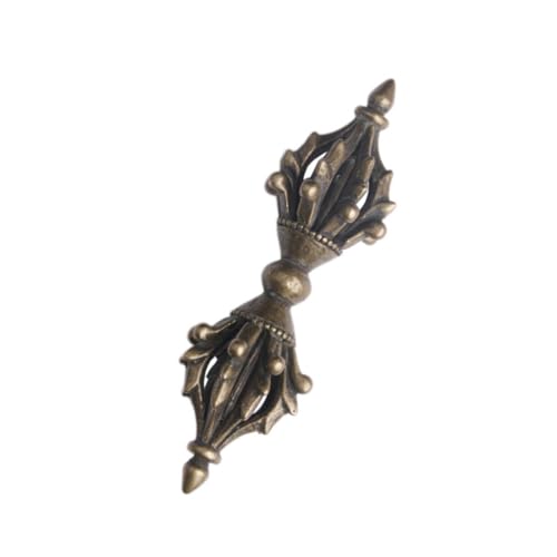 FOMIYES Retro Vajra Stößel Dekoration Kleines Tibetisches Pestle Handwerk Langlebige Buddhistische Meditationsornamente für Schreibtisch und Wohnkultur Verarbeitung Einzigartiges Antikes von FOMIYES