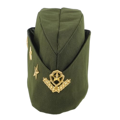 FOMIYES Russische Matrosen Mütze Camouflage Stil Offene Kappe für Kostüm Party Bühnenauftritt Cosplay Zubehör von FOMIYES