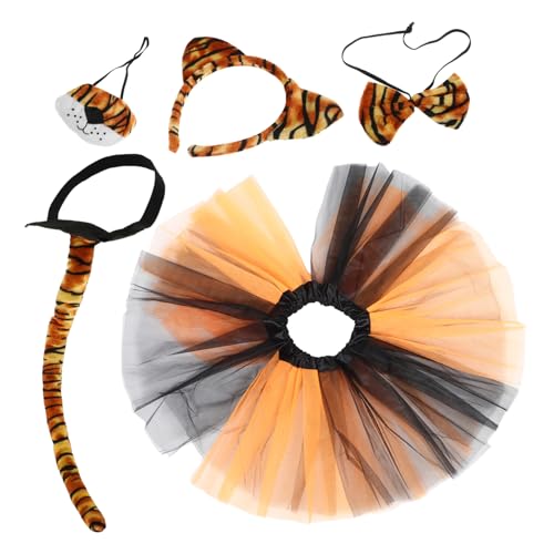 FOMIYES Satz Tiger-kostümzubehör Tiger-tutu-kostüm Tigerkostüm Tiger Ohrstirnband Tiger Kostüm Tierische Stirnbänder Tigerschwanzkostüm Karnevalskostüm Stoff FOMIYES Satz Tiger-kostümzubehör Tiger-tutu-kostüm Tigerkostüm Tiger Ohrstirnband Tiger Kostüm Tierische Stirnbänder Tigerschwanzkostüm Karnevalskostüm Stoff von FOMIYES