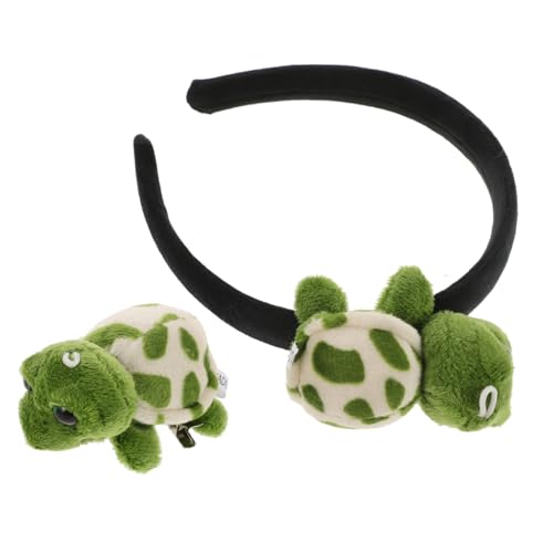 FOMIYES Schildkröten Stirnband Teiliges mit Haarklammern Cartoon Kopfschmuck für Halloween Fasching Karneval Weiche Kanten und Sicher für Damen FOMIYES Schildkröten Stirnband Teiliges mit Haarklammern Cartoon Kopfschmuck für Halloween Fasching Karneval Weiche Kanten und Sicher für Damen von FOMIYES