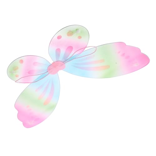 FOMIYES Schmetterlingsflügel Feenflügel Rosa Geburtstag Halloween Kostüme Schmetterling Dekorationen Fee Schmetterlingsflügel Cosplay Feenflügel Schmetterlingsflügel Kostüm Nylon von FOMIYES