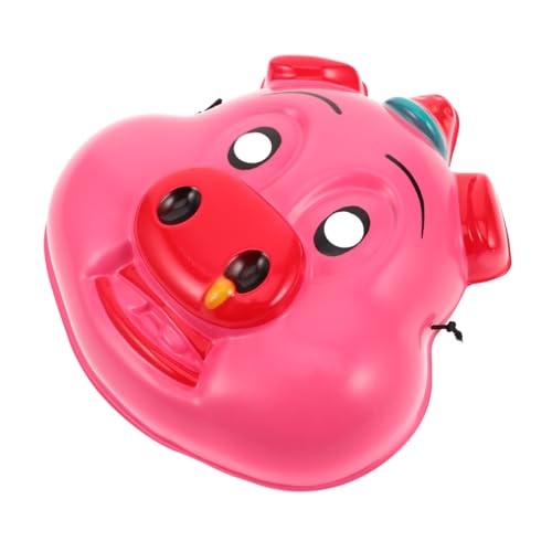 FOMIYES Schweinmaske Tiergesichtsmaske Gesichtsschweinermaske Halloween -Masken lustige Maske Tiermasken mit halbem Gesicht Kostümnase halbmaske halloween Plastik Rosa von FOMIYES