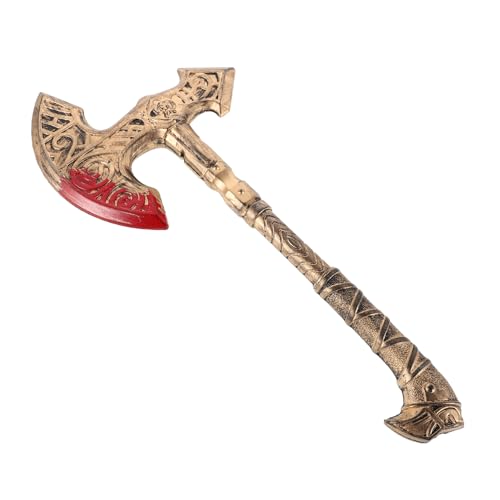 FOMIYES Simulierte Waffenprops Requisite Ausführen Halloween-streich-Requisiten Kostümzubehör Halloween- Zubehör -Cosplay Golden Plastik von FOMIYES