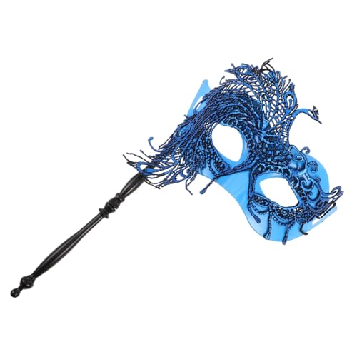 FOMIYES Spitzenmaske für Damen für Karneval Halloween und Kostümpartys Vielseitiges Accessoire mit Praktischem Tragegriff und Stilvollem Design von FOMIYES