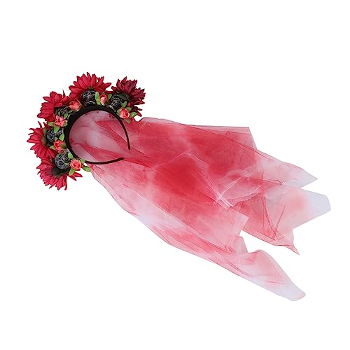 FOMIYES -Stirnband Gothic-Kopfbedeckung für Frauen Skelett Halloween-Kopfschmuck gotisch Mädchen Halloween -Requisite Cosplay-Kopfschmuck Haarreifen Halloween-Bands Harz rot FOMIYES -Stirnband Gothic-Kopfbedeckung für Frauen Skelett Halloween-Kopfschmuck gotisch Mädchen Halloween -Requisite Cosplay-Kopfschmuck Haarreifen Halloween-Bands Harz rot von FOMIYES