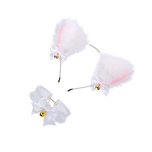 FOMIYES Stirnband Mit Katzenohren Und Schleife Halsband Modisches Haarband Für Cosplay-events FOMIYES Stirnband Mit Katzenohren Und Schleife Halsband Modisches Haarband Für Cosplay-events von FOMIYES