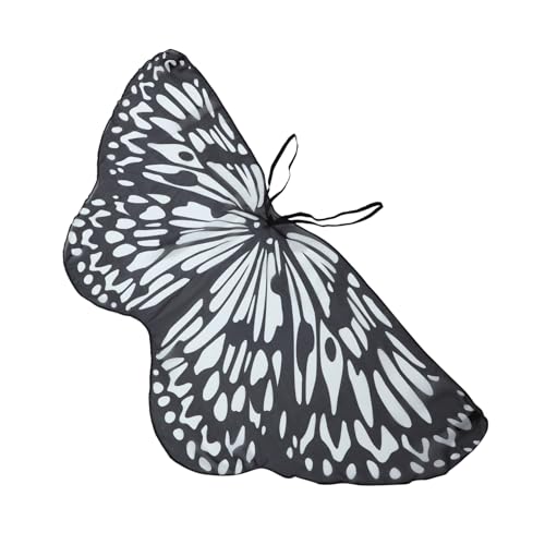 FOMIYES Strandtuch Schmetterling Kinderparty Mädchen Sommerflügel Geburtstagsanzug Schmetterlinge Umhang Strandtuch Flügeltuch Polyester Weiß von FOMIYES