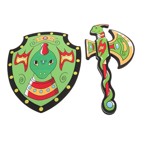 FOMIYES Teiliges Schaumstoff und Schild für Realistische Halloween Accessoires Langlebiges Geräuscharmes Rollenspiel für Schwertkampf und Piraten Cosplay von FOMIYES