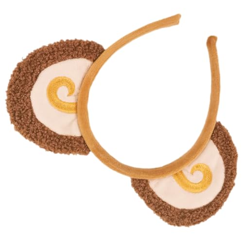 FOMIYES Tierisch Süßes Haarband mit Affenohren Dekoratives Cosplay Haarband für Partys Leicht Kreative von FOMIYES