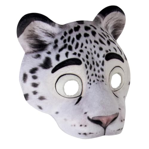 FOMIYES Leopardenmaske Tiermaske Aus Eva Für Erwachsene Halbgesichtsmaske Mit Elastischem Band Für Halloween Karneval Cosplay-partys Und Festivals von FOMIYES
