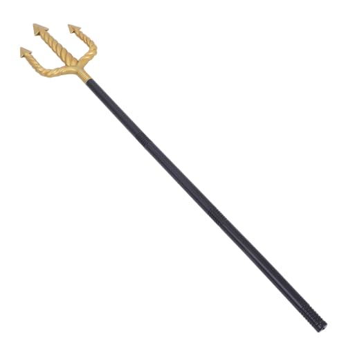 FOMIYES Trident Spiralförmiger mit Goldener Oberfläche Halloween Kostümzubehör für Cosplay Bühnenauftritte und Meerjungfrauen-Partys FOMIYES Trident Spiralförmiger mit Goldener Oberfläche Halloween Kostümzubehör für Cosplay Bühnenauftritte und Meerjungfrauen-Partys von FOMIYES