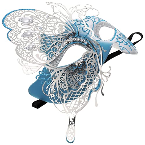 FOMIYES Venezianische Halbgesicht Maske für Damen Butterfly Maske für Halloween Karneval Maskerade Partys Kostümzubehör für Festliche Anlässe FOMIYES Venezianische Halbgesicht Maske für Damen Butterfly Maske für Halloween Karneval Maskerade Partys Kostümzubehör für Festliche Anlässe von FOMIYES