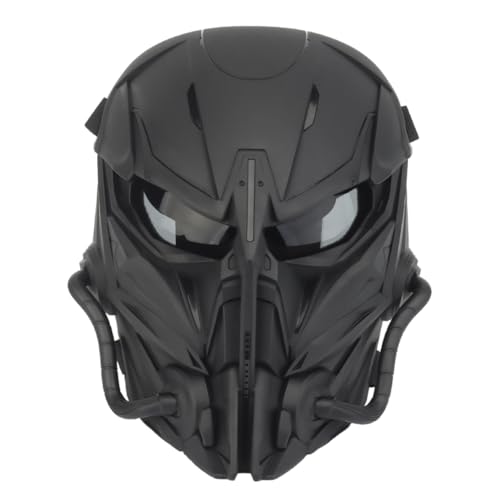 FOMIYES Verstellbare Dekorative Maske für Outdoor Spiele Taktische Vollgesichtsmaske mit Luftentlüftung für Cosplay Langlebig Belüftet Schützt Gesicht FOMIYES Verstellbare Dekorative Maske für Outdoor Spiele Taktische Vollgesichtsmaske mit Luftentlüftung für Cosplay Langlebig Belüftet Schützt Gesicht von FOMIYES