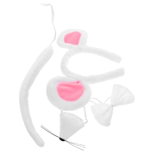 FOMIYES Verstellbares Kostüm Set mit Flauschigen Mausohren Haarreif Fliege und Kuscheliges Party Zubehör für Erwachsene für Halloween Karneval und Kostümfeiern FOMIYES Verstellbares Kostüm Set mit Flauschigen Mausohren Haarreif Fliege und Kuscheliges Party Zubehör für Erwachsene für Halloween Karneval und Kostümfeiern von FOMIYES