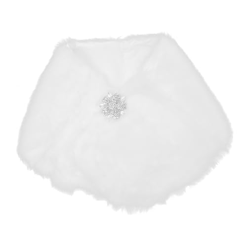 FOMIYES Warmer Schal Bequemer Wickelschal Für Schals Fell Wickeln Fälschung Winterwarmer Wickelschal Faux-wickelschal Winterwickelschal Kunstpelz Weiß FOMIYES Warmer Schal Bequemer Wickelschal Für Schals Fell Wickeln Fälschung Winterwarmer Wickelschal Faux-wickelschal Winterwickelschal Kunstpelz Weiß von FOMIYES