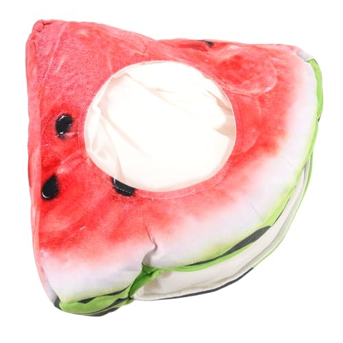 FOMIYES Wassermelonen Hut Plüsch Kopfstück Cosplay Kostüm Accessoire für Sommerfestivals und Partys für und Kreative Auftritte FOMIYES Wassermelonen Hut Plüsch Kopfstück Cosplay Kostüm Accessoire für Sommerfestivals und Partys für und Kreative Auftritte von FOMIYES