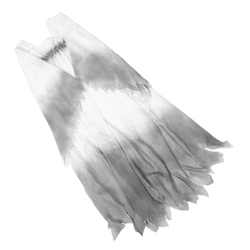 FOMIYES Weibliches Geisterkleid Halloween -kleid Halloween-kleid Für Frauen Leichenbraut-halloween-kostüm Halloween-kostüm Frauen Halloween-geisterkleid Zombies Kostüm Baumwolle von FOMIYES