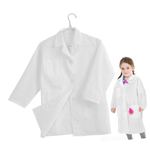 FOMIYES Weißer Kittel Für Jungs Cosplay Kinderkarriere Verkleiden Sich Karriere-kostümmantel Für Karriere-rollenspielkostüm Kindermantel Baumwollmischung von FOMIYES