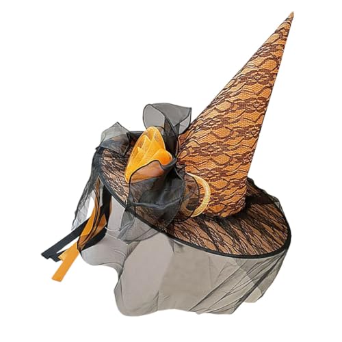 FOMIYES Zaubererhut Für Erwachsene Halloween-hut Mit Blumendekor Hexenhut Für Damen Cosplay-kostümzubehör Party-anzieh-accessoire Atmungsaktives Material Vielseitig Einsetzbar Für FOMIYES Zaubererhut Für Erwachsene Halloween-hut Mit Blumendekor Hexenhut Für Damen Cosplay-kostümzubehör Party-anzieh-accessoire Atmungsaktives Material Vielseitig Einsetzbar Für von FOMIYES