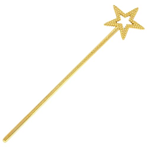 FOMIYES Zauberstab Goldener Stern Feenstab Leicht für Bühnenauftritte Party Requisit Mädchen Cosplay Zubehör FOMIYES Zauberstab Goldener Stern Feenstab Leicht für Bühnenauftritte Party Requisit Mädchen Cosplay Zubehör von FOMIYES