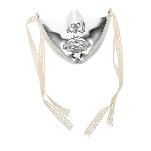 FOMIYES maskerade maske männlich Karnevalsmaske Tanzparty Performance Eye Maske Halloween-Halbmaske ausgefallene Verkleidungsmaske Gesicht Schmuck Punk-Maske Plastik Silver FOMIYES maskerade maske männlich Karnevalsmaske Tanzparty Performance Eye Maske Halloween-Halbmaske ausgefallene Verkleidungsmaske Gesicht Schmuck Punk-Maske Plastik Silver von FOMIYES