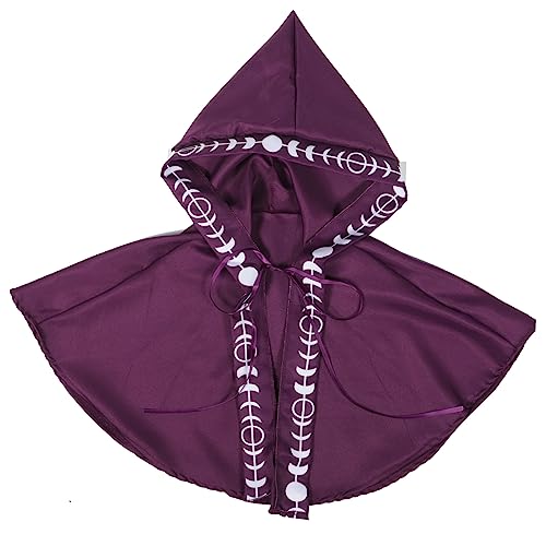 FOMIYES mittelalterlicher Mantel Halloween umhang Halloween Costume mittelalterliche gewandung Kostüm mittelalterliche Haubenhaube Poncho Kapuzenmantel für Damen Halloween-Motorhaube Stoff von FOMIYES