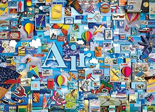 1000 Teile Puzzle - Luft - Beispielposter enthalten - Holzpuzzles für Erwachsene Herausforderndes Puzzle für Erwachsene und Familie von FONALO